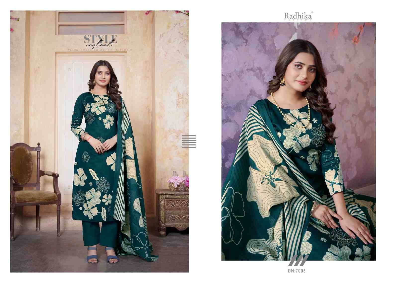 Gulbhag Vol-3 By Azara 7001 To 7006 Series Beautiful Festive Suits Colorful Stylish Fancy Casual Wear & Ethnic Wear Pure Jam Cotton Print Dresses At Wholesale Price