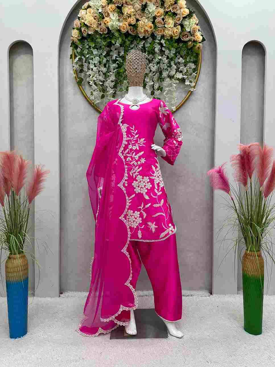 5671 By Fashid Wholesale Beautiful Patiyala Suits Fancy Colorful Casual Wear & Ethnic Wear & Ready To Wear Japan Satin Dresses At Wholesale Price