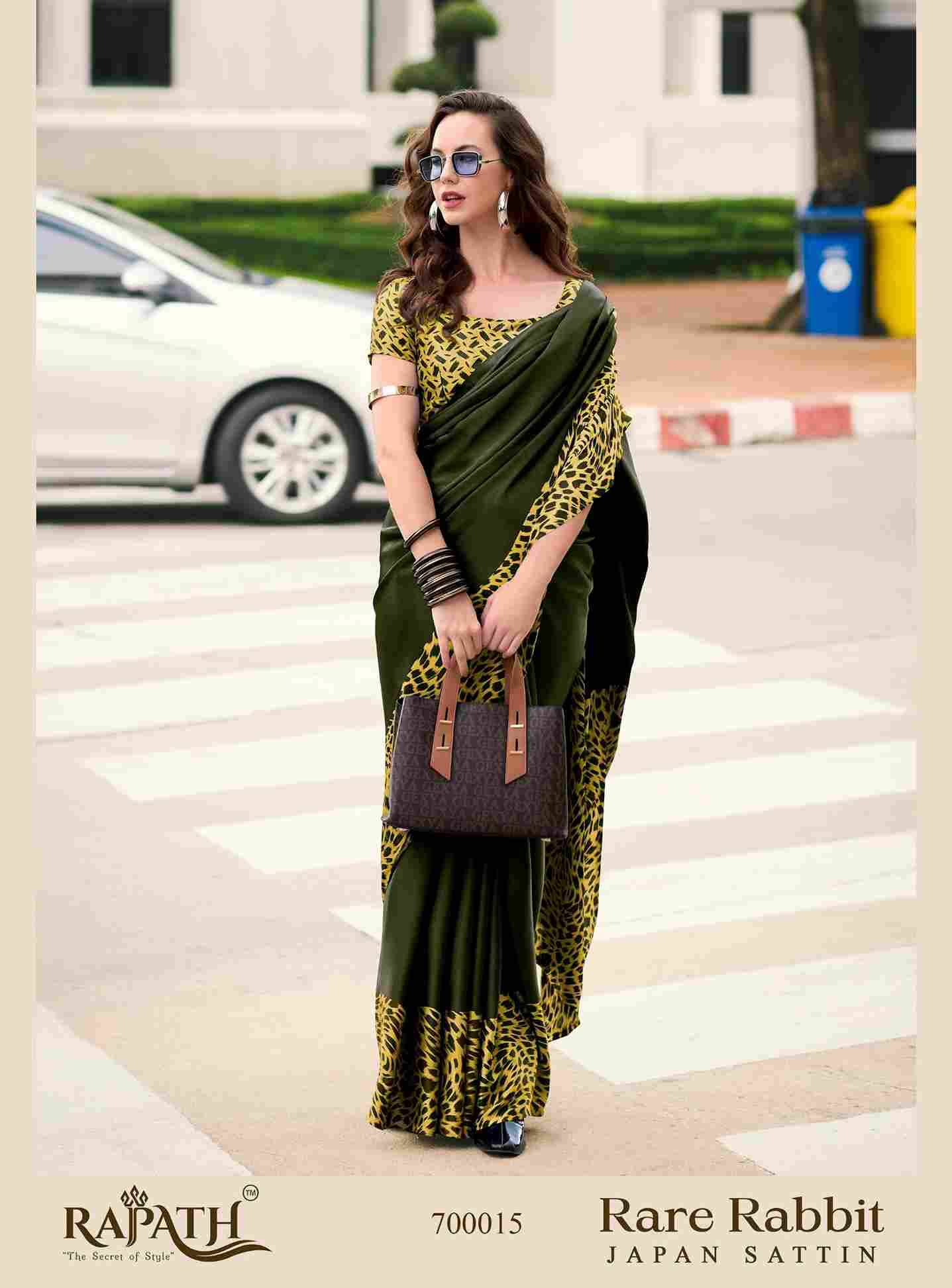 Rare Rabbit By Rajpath 700001 To 700018 Series Indian Traditional Wear Collection Beautiful Stylish Fancy Colorful Party Wear & Occasional Wear Japan Satin Sarees At Wholesale Price