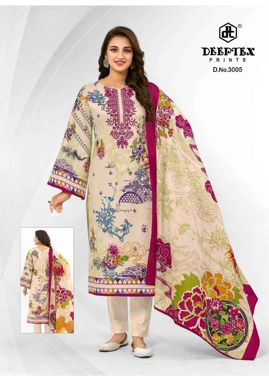 Roohi Zara Vol-3 By Deeptex Prints 3001 To 3008 Series Beautiful Stylish Festive Suits Fancy Colorful Casual Wear & Ethnic Wear & Ready To Wear Heavy Lawn Print Dresses At Wholesale Price