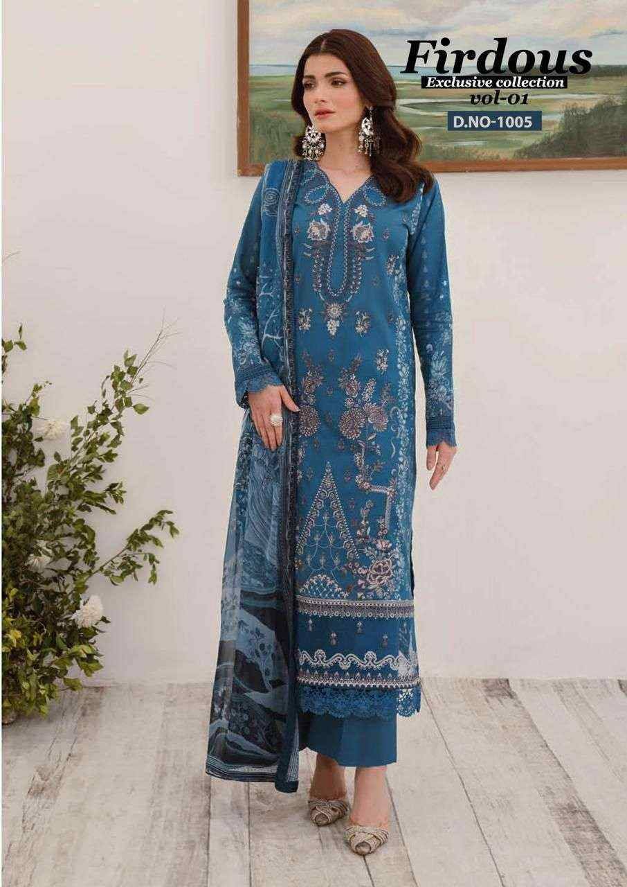 Firdous Vol-1 By Nand Gopal Prints 1001 To 1008 Series Beautiful Festive Suits Colorful Stylish Fancy Casual Wear & Ethnic Wear Pure Cotton Print Dresses At Wholesale Price