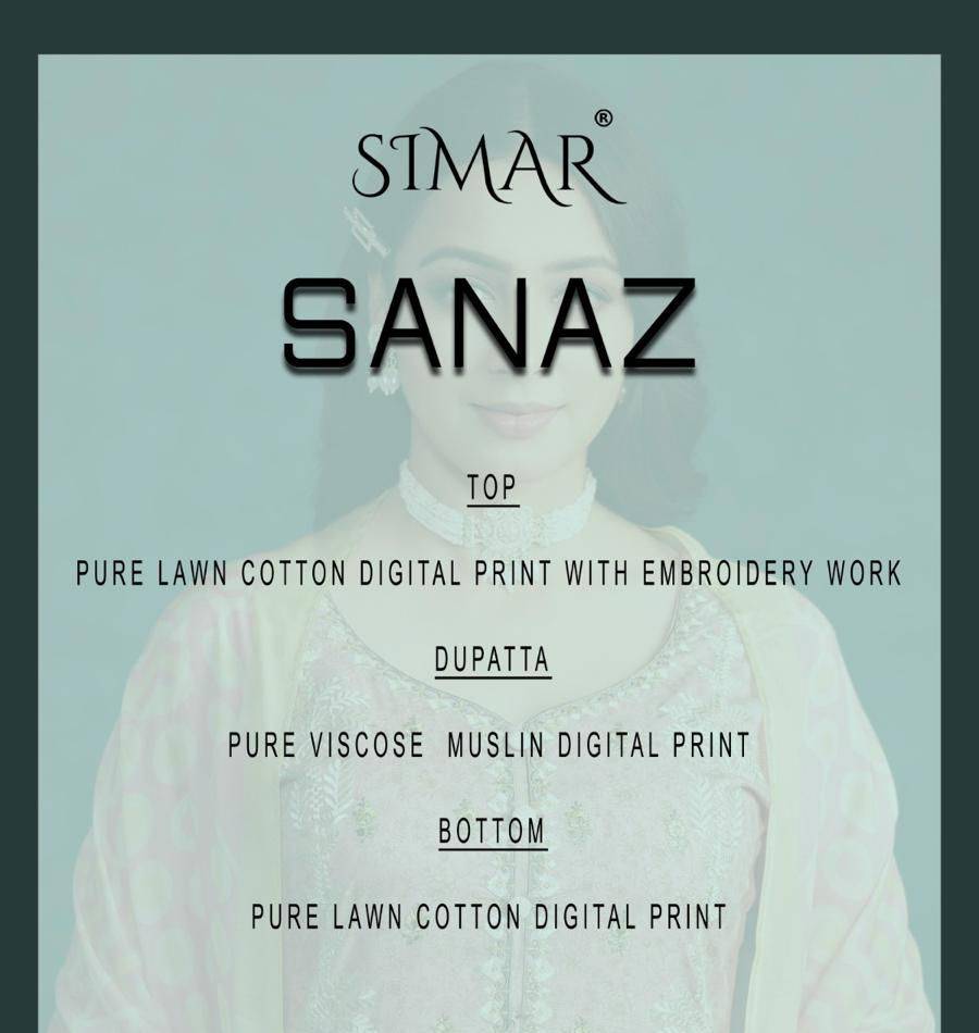 Sanaz By Glossy 5776-A To 5776-D Series Beautiful Festive Suits Colorful Stylish Fancy Casual Wear & Ethnic Wear Pure Lawn Cotton Dresses At Wholesale Price