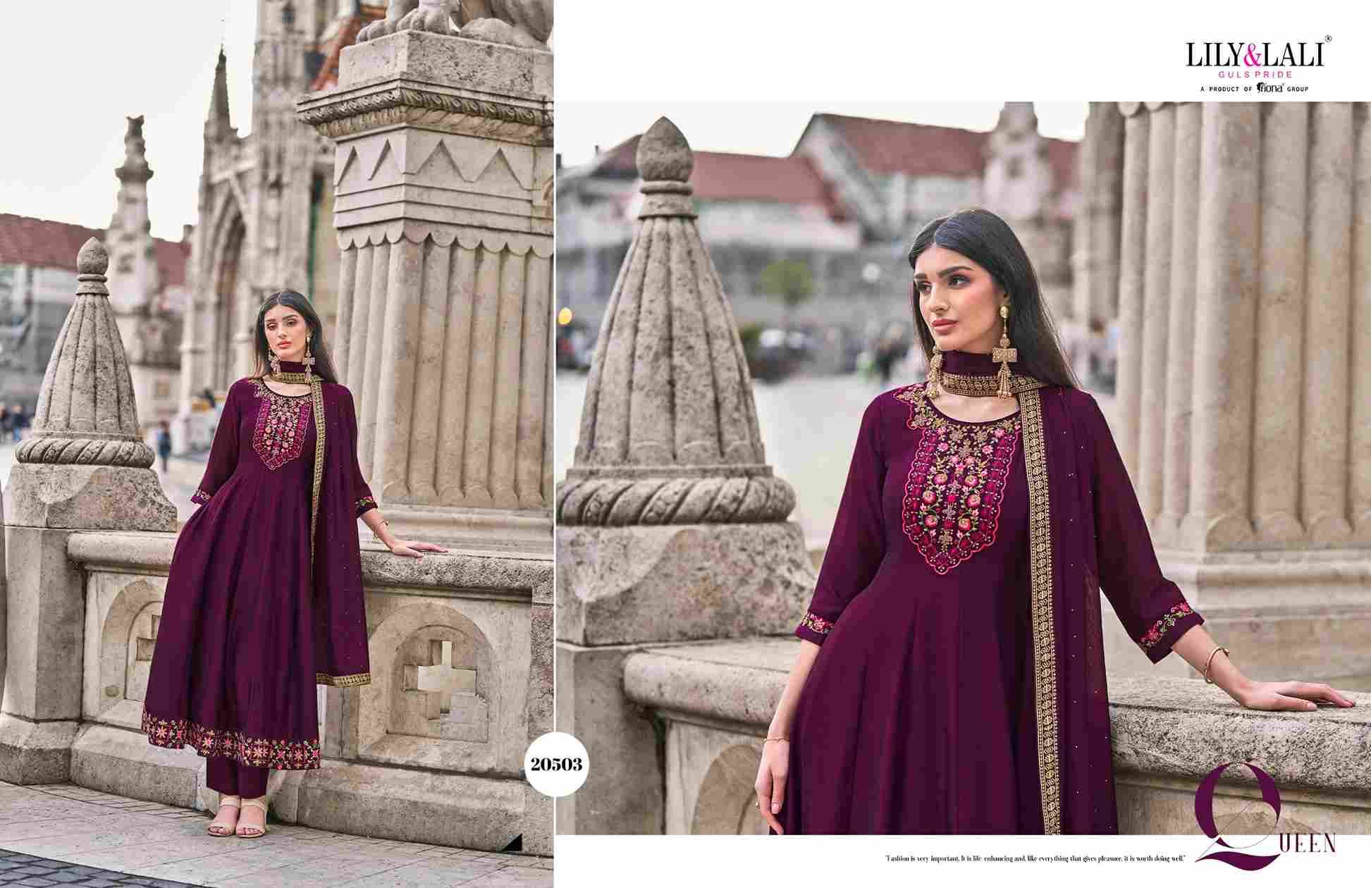 Bibbojaan By Lily And Lali 20501 To 20506 Series Beautiful Stylish Anarkali Suits Fancy Colorful Casual Wear & Ethnic Wear & Ready To Wear Vichitra Silk Dresses At Wholesale Price