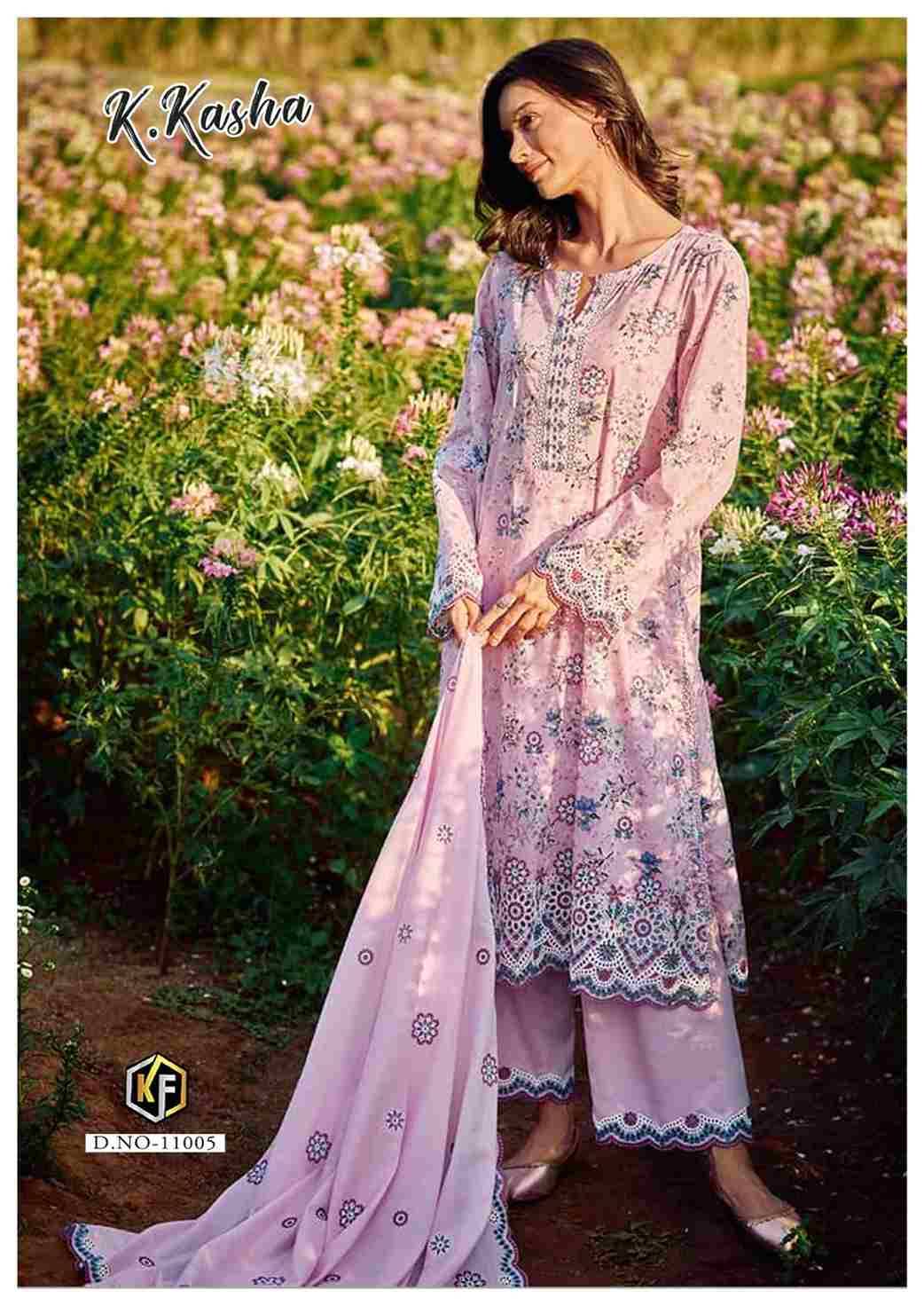 K.Kasha Vol-11 By Keval Fab 11001 To 11006 Series Beautiful Festive Suits Stylish Fancy Colorful Casual Wear & Ethnic Wear Pure Cotton Print Dresses At Wholesale Price