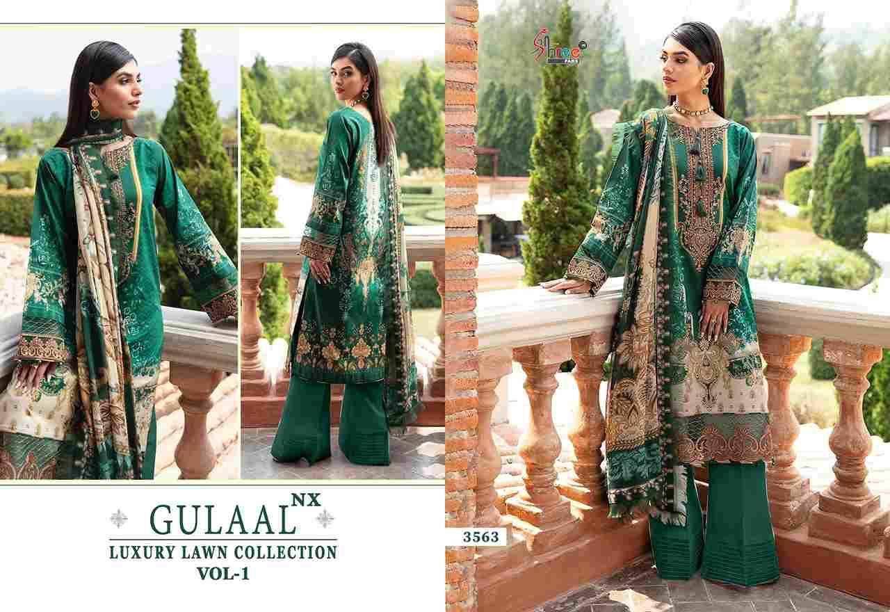 Gulaal Luxury Lawn Collection Vol-1 Nx By Shree Fabs Designer Pakistani Suits Beautiful Stylish Fancy Colorful Party Wear & Occasional Wear Pure Cotton Print Embroidered Dresses At Wholesale Price