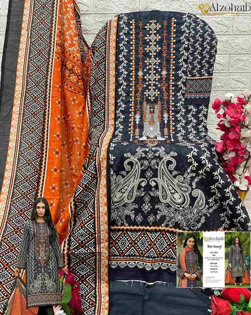 Bin Saeed Nx By Alzohaib 1029 To 1032 Series Beautiful Pakistani Suits Stylish Fancy Colorful Casual Wear & Ethnic Wear Pure Cotton Dresses At Wholesale Price