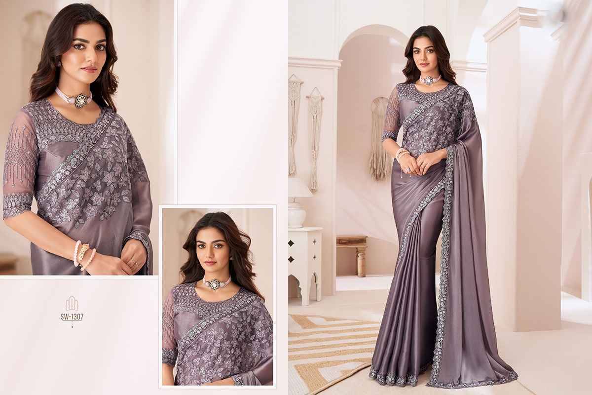 Sandalwood Vol-13 By TFH 1301 To 1318 Series Indian Traditional Wear Collection Beautiful Stylish Fancy Colorful Party Wear & Occasional Wear Chiffon/Georgette/Satin Sarees At Wholesale Price