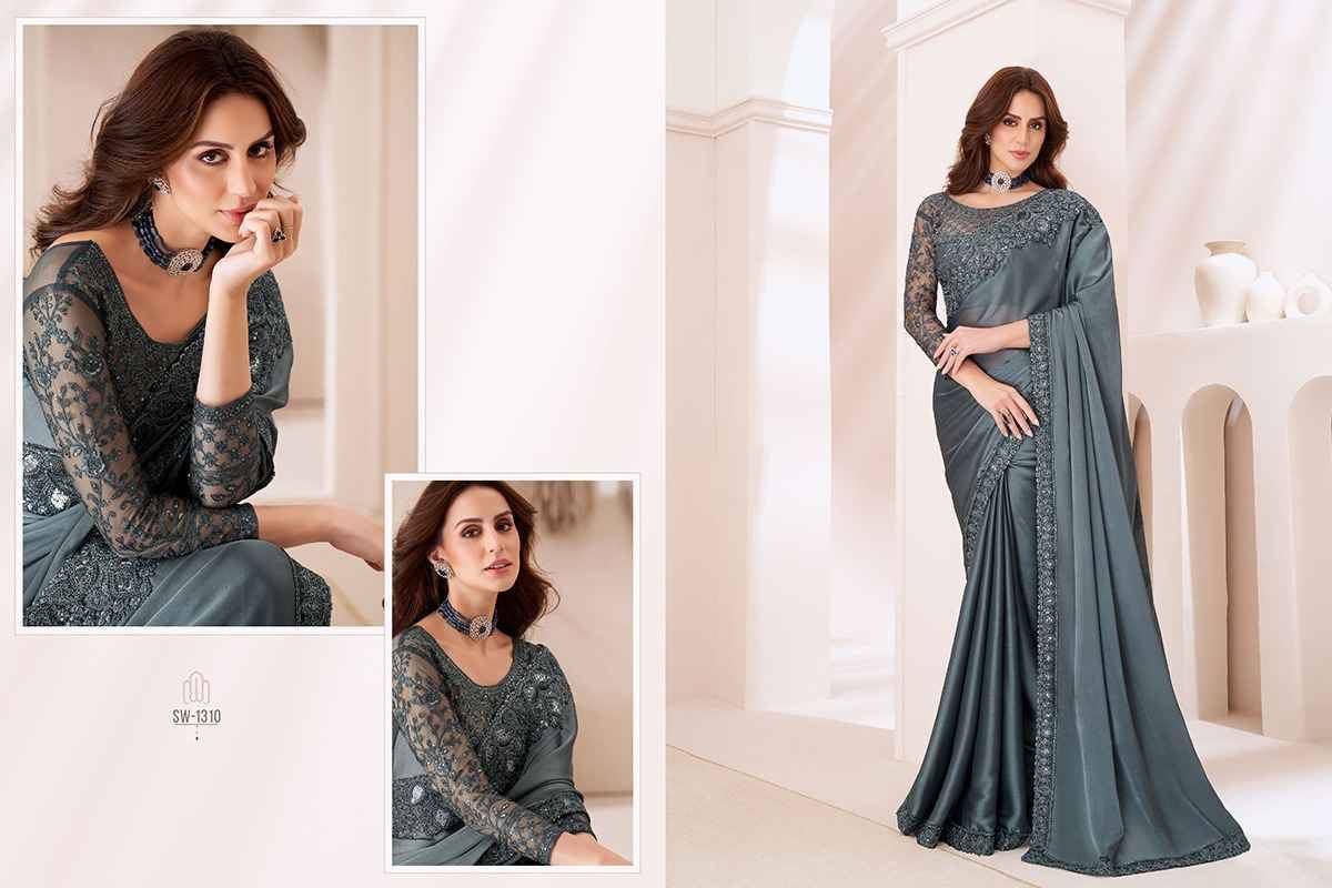 Sandalwood Vol-13 By TFH 1301 To 1318 Series Indian Traditional Wear Collection Beautiful Stylish Fancy Colorful Party Wear & Occasional Wear Chiffon/Georgette/Satin Sarees At Wholesale Price