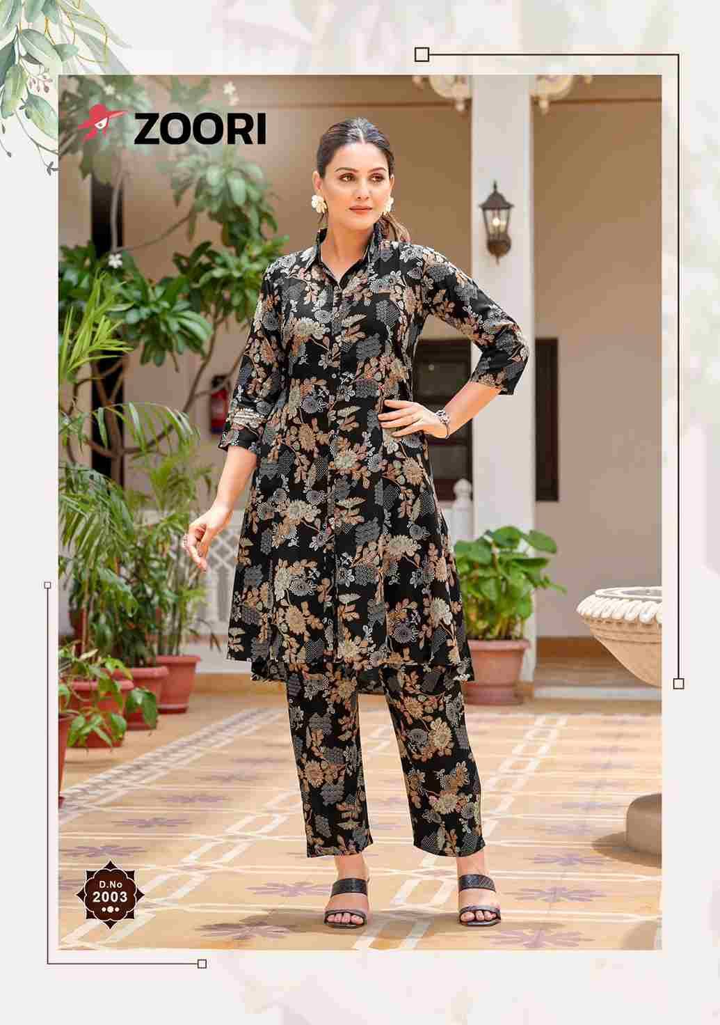 Shifra By Zoori 2001 To 2006 Designer Stylish Fancy Colorful Beautiful Party Wear & Ethnic Wear Collection Rayon Print Co-Ord At Wholesale Price