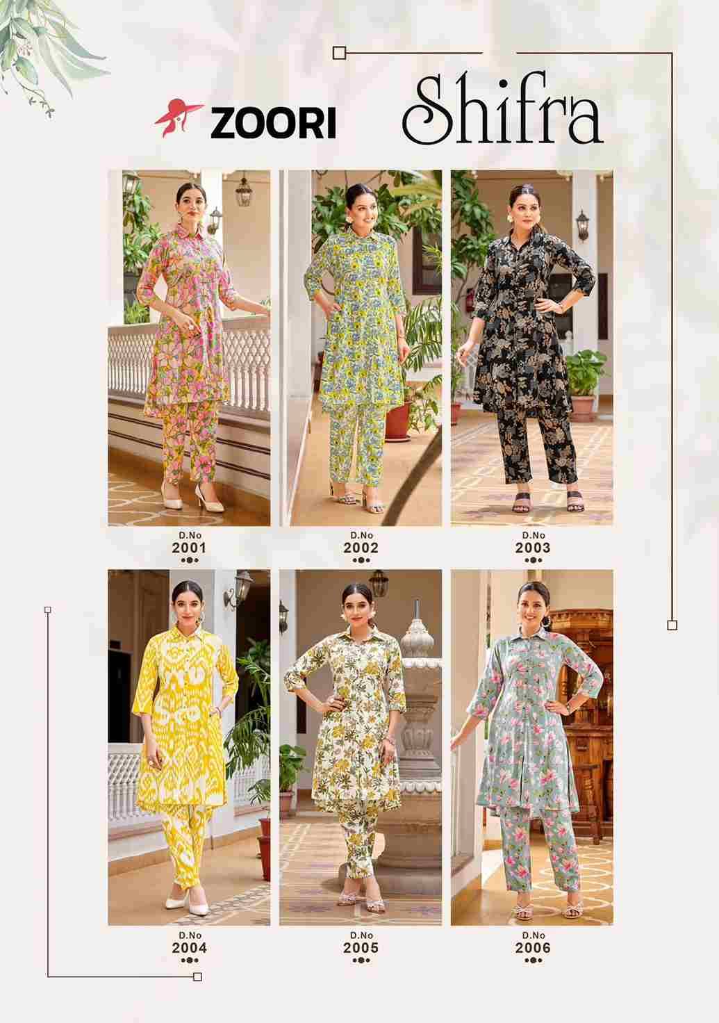 Shifra By Zoori 2001 To 2006 Designer Stylish Fancy Colorful Beautiful Party Wear & Ethnic Wear Collection Rayon Print Co-Ord At Wholesale Price