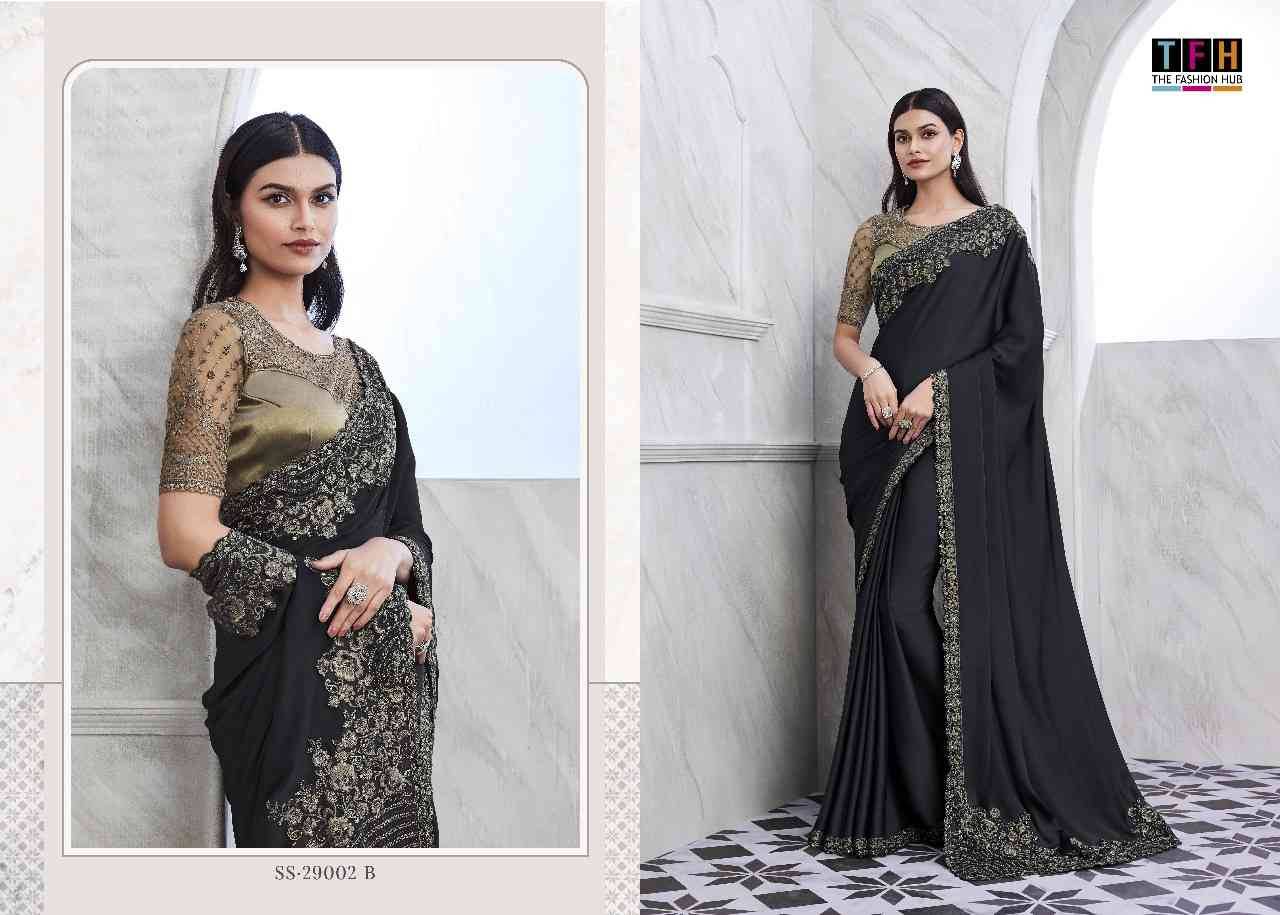 Silver Screen 29002 Colours By TFH 29002 -A To 29002-F Series Indian Traditional Wear Collection Beautiful Stylish Fancy Colorful Party Wear & Occasional Wear Silk Sarees At Wholesale Price