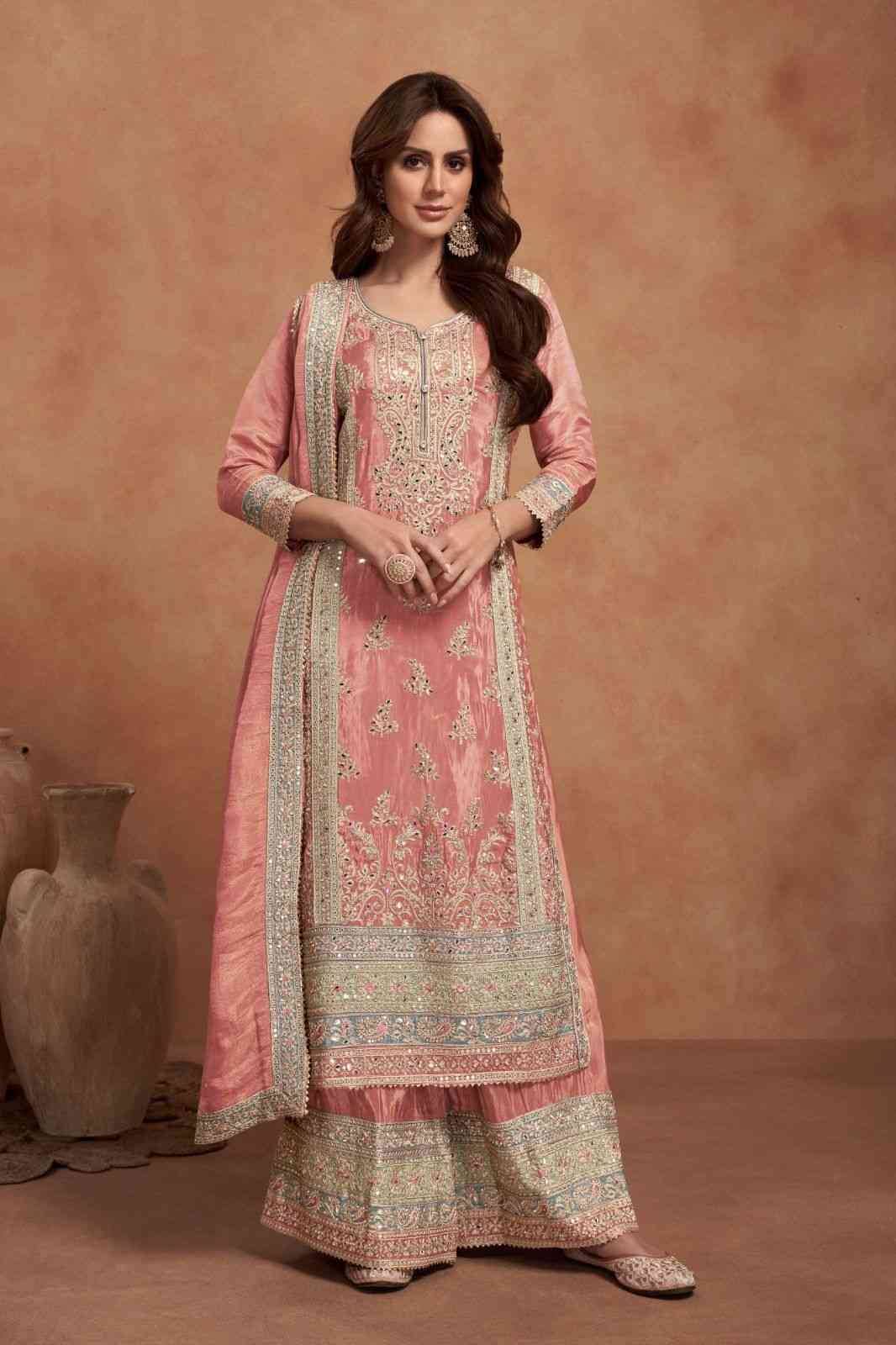 Qurbat By Gulkayra Designer 7454 To 7456 Series Designer Festive Suits Collection Beautiful Stylish Fancy Colorful Party Wear & Occasional Wear Silk Dresses At Wholesale Price