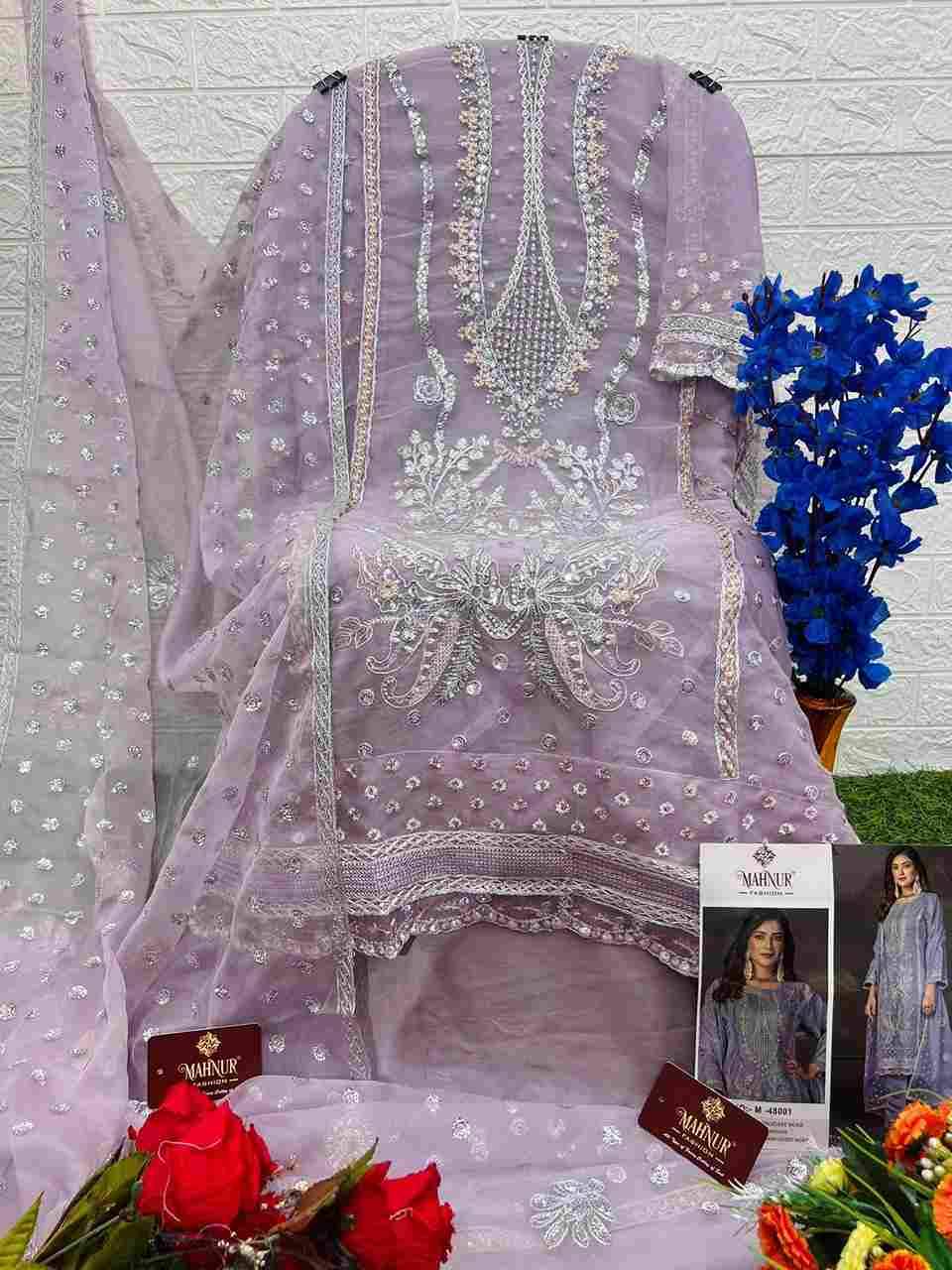 Mahnur Vol-48 By Mahnur Fashion 48001 To 48002 Series Beautiful Pakistani Suits Colorful Stylish Fancy Casual Wear & Ethnic Wear Organza Dresses At Wholesale Price