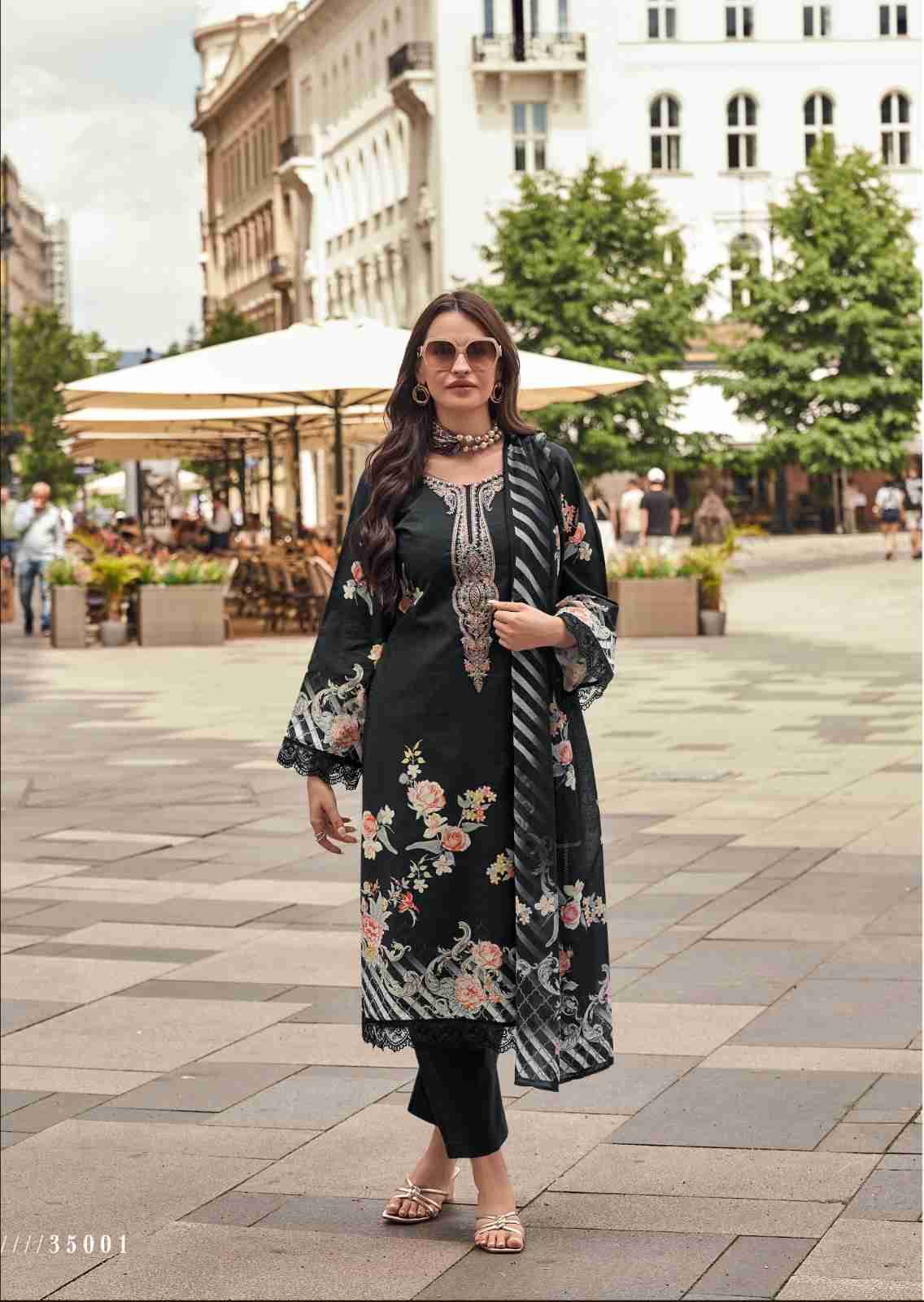 Aayka By The Hermitage Shop 8000 To 8005  Series Beautiful Festive Suits Colorful Stylish Fancy Casual Wear & Ethnic Wear Pure Lawn Cotton Dresses At Wholesale Price