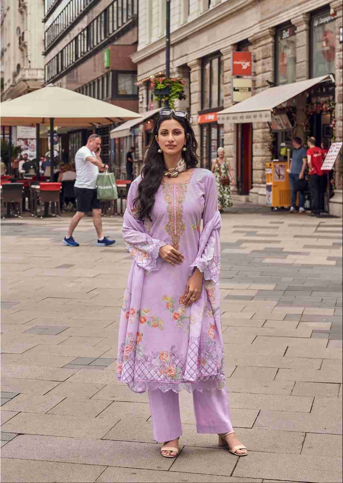 Aayka By The Hermitage Shop 8000 To 8005  Series Beautiful Festive Suits Colorful Stylish Fancy Casual Wear & Ethnic Wear Pure Lawn Cotton Dresses At Wholesale Price