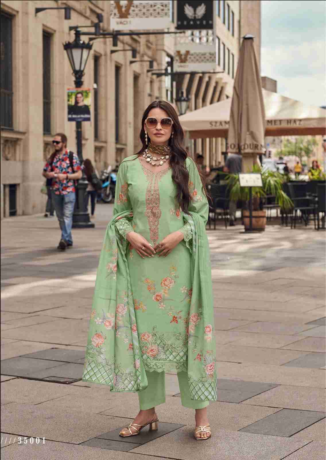 Aayka By The Hermitage Shop 8000 To 8005  Series Beautiful Festive Suits Colorful Stylish Fancy Casual Wear & Ethnic Wear Pure Lawn Cotton Dresses At Wholesale Price