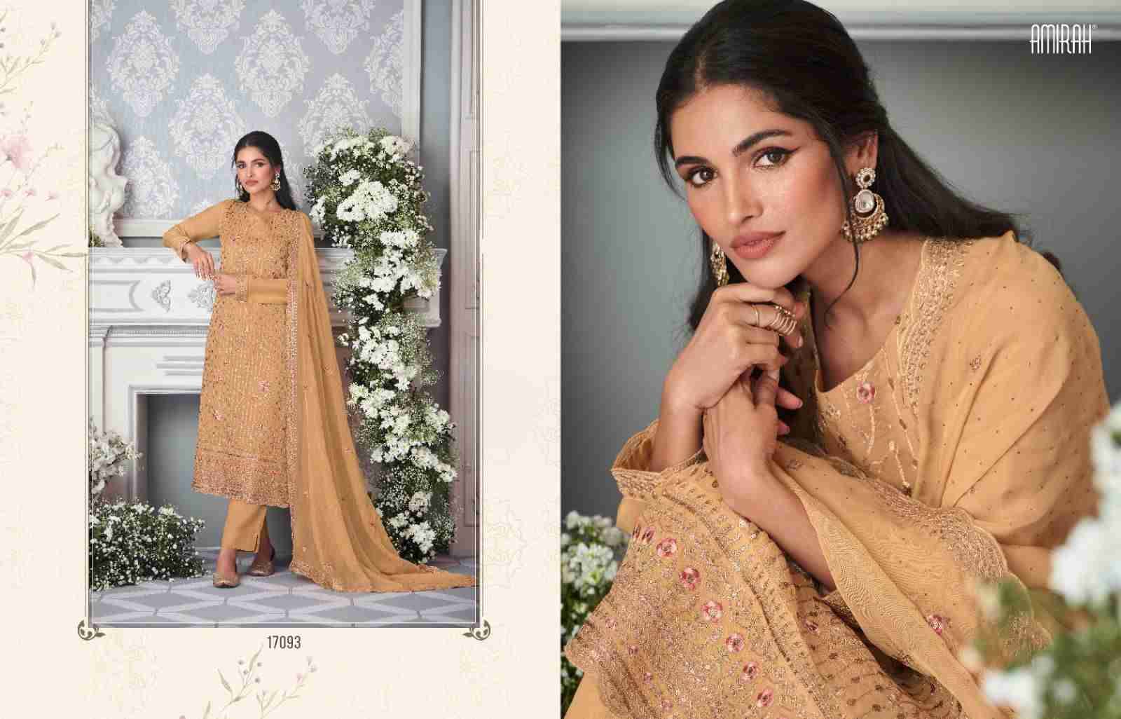 Antra By Amirah 17092 To 17096 Series Beautiful Stylish Festive Suits Fancy Colorful Casual Wear & Ethnic Wear & Ready To Wear Organza Silk Dresses At Wholesale Price