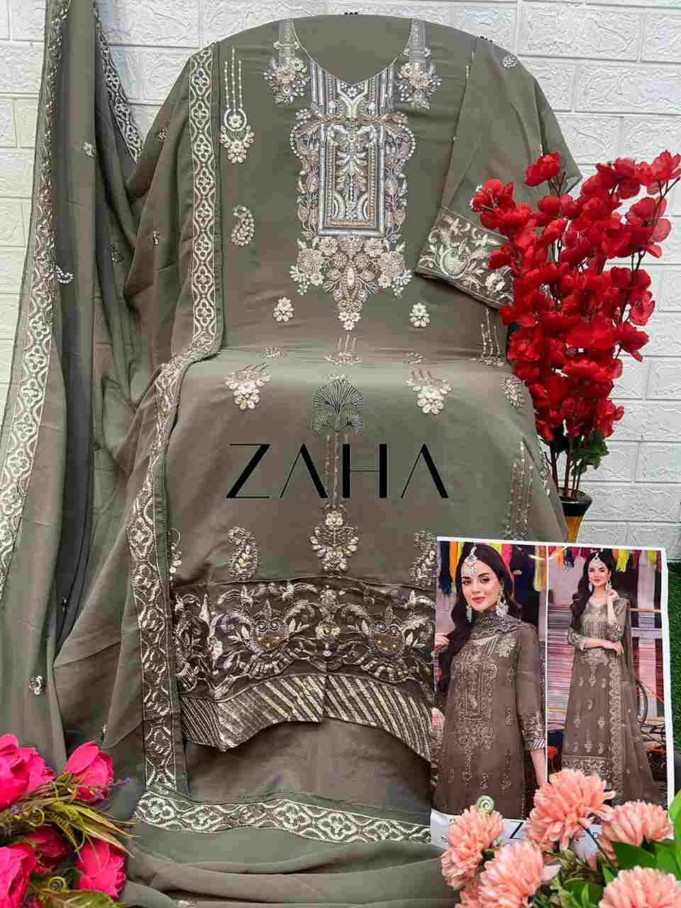 Sersha Vol-7 By Zaha 10290-A To 10290-C Series Beautiful Pakistani Suits Stylish Fancy Colorful Party Wear & Occasional Wear Faux Georgette Embroidered Dresses At Wholesale Price