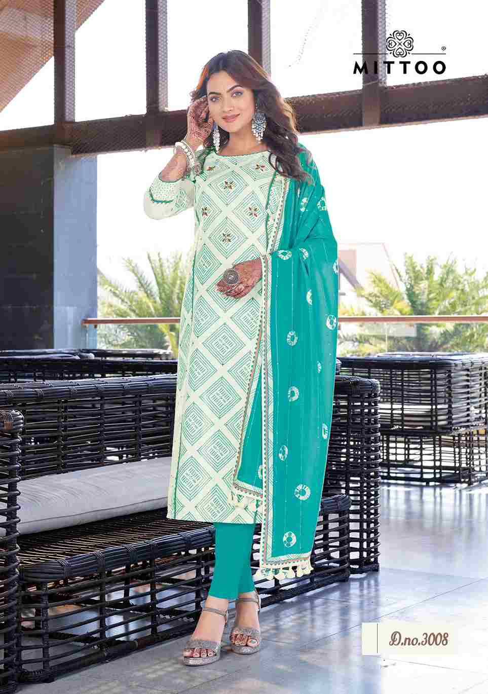 Glamour Style By Mittoo 3005 To 3010 Series Beautiful Suits Colorful Stylish Fancy Casual Wear & Ethnic Wear Muslin Print Dresses At Wholesale Price