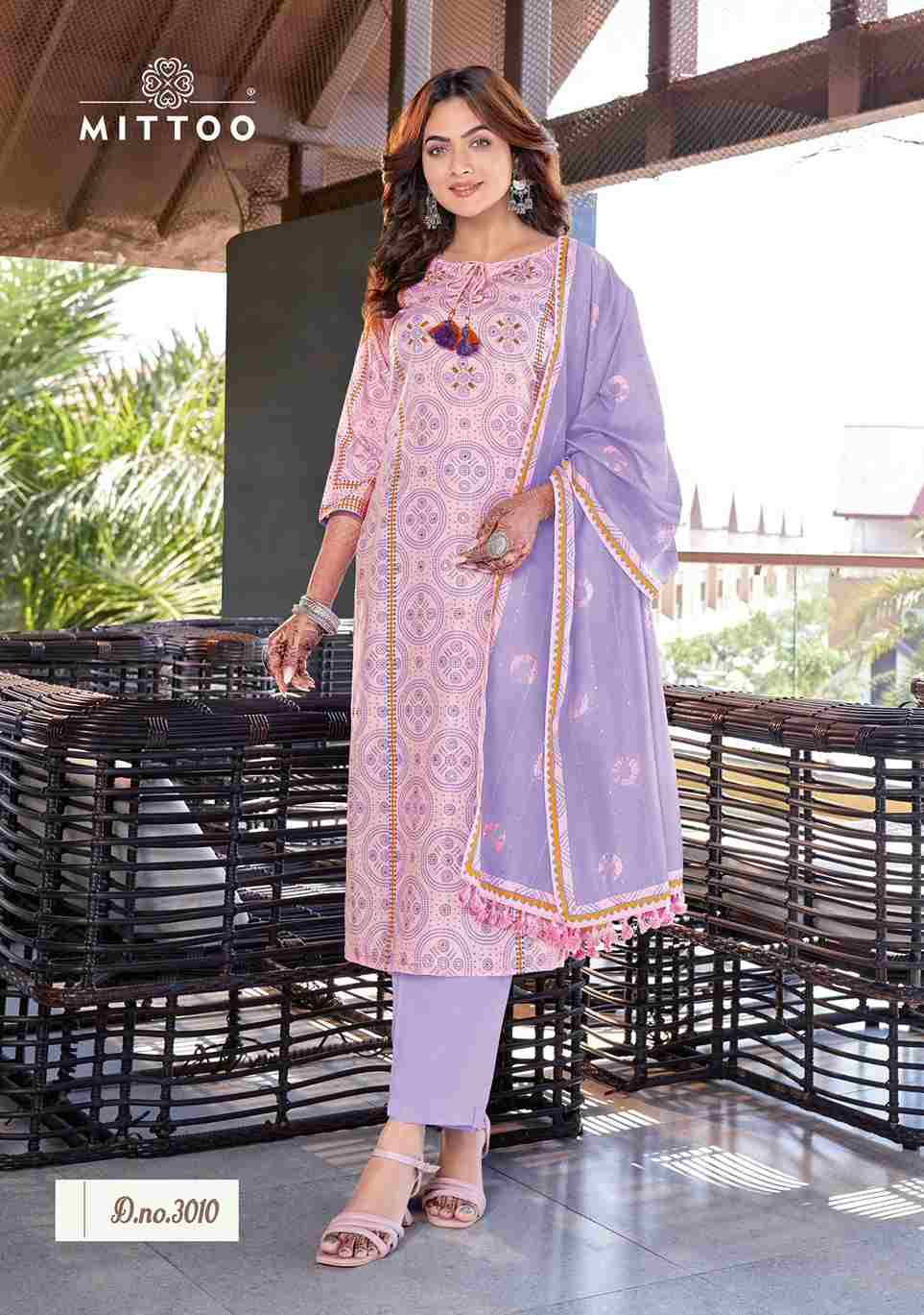 Glamour Style By Mittoo 3005 To 3010 Series Beautiful Suits Colorful Stylish Fancy Casual Wear & Ethnic Wear Muslin Print Dresses At Wholesale Price