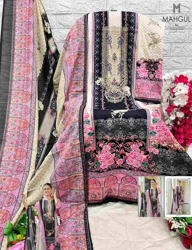 Sitara Vol-1 By Mahgul 1001-A To 1001-D Series Designer Pakistani Suits Beautiful Fancy Stylish Colorful Party Wear & Occasional Wear Pure Lawn Cotton With Embroidery Dresses At Wholesale Price