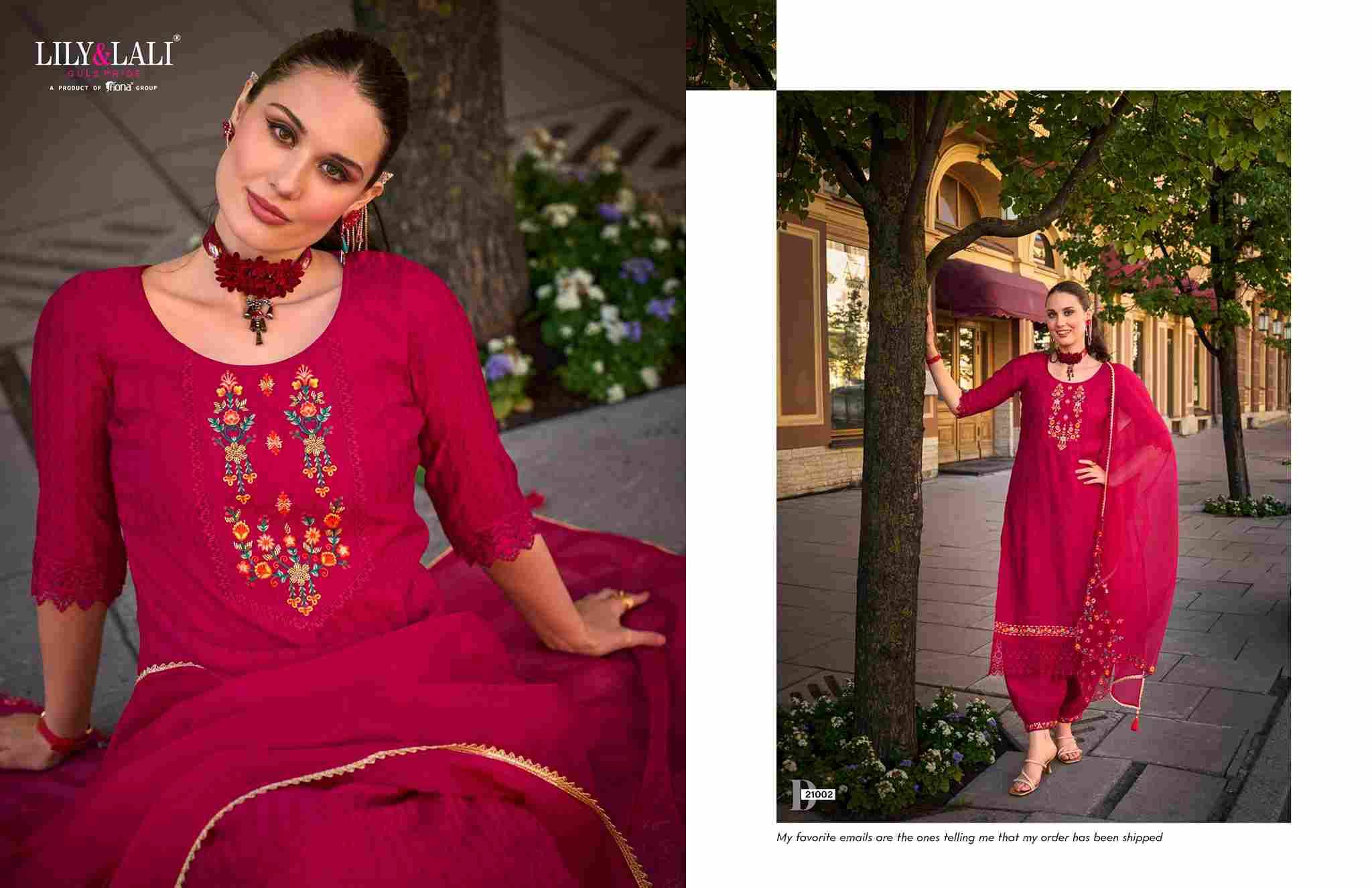 Mehwish By Lily And Lali 21001 To 21006 Series Beautiful Festive Suits Colorful Stylish Fancy Casual Wear & Ethnic Wear Viscose Dresses At Wholesale Price