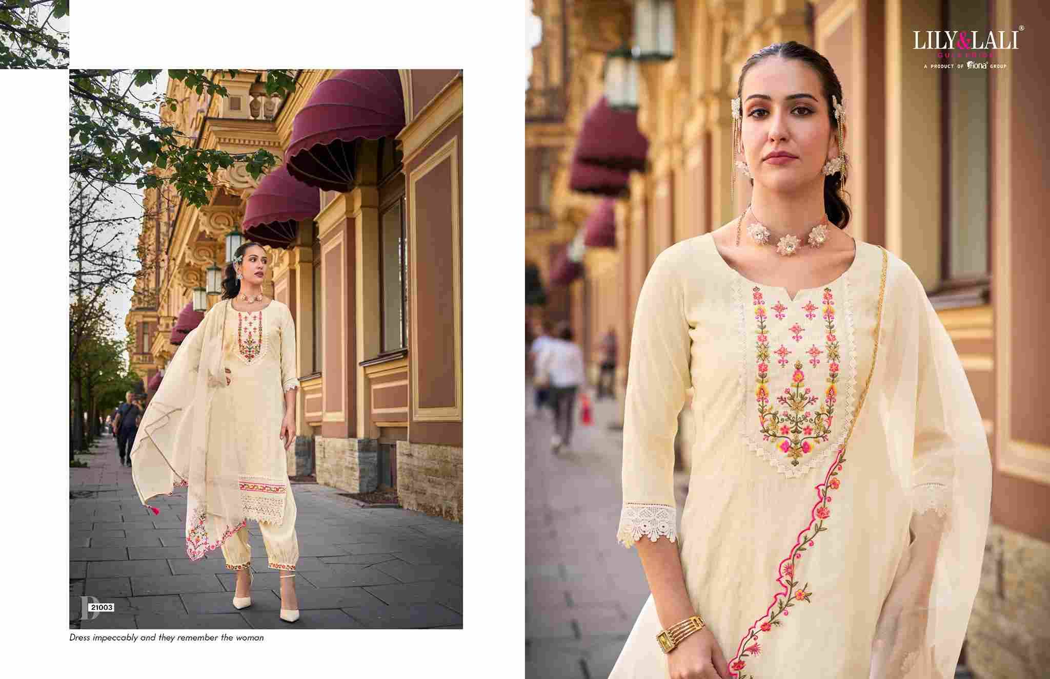 Mehwish By Lily And Lali 21001 To 21006 Series Beautiful Festive Suits Colorful Stylish Fancy Casual Wear & Ethnic Wear Viscose Dresses At Wholesale Price