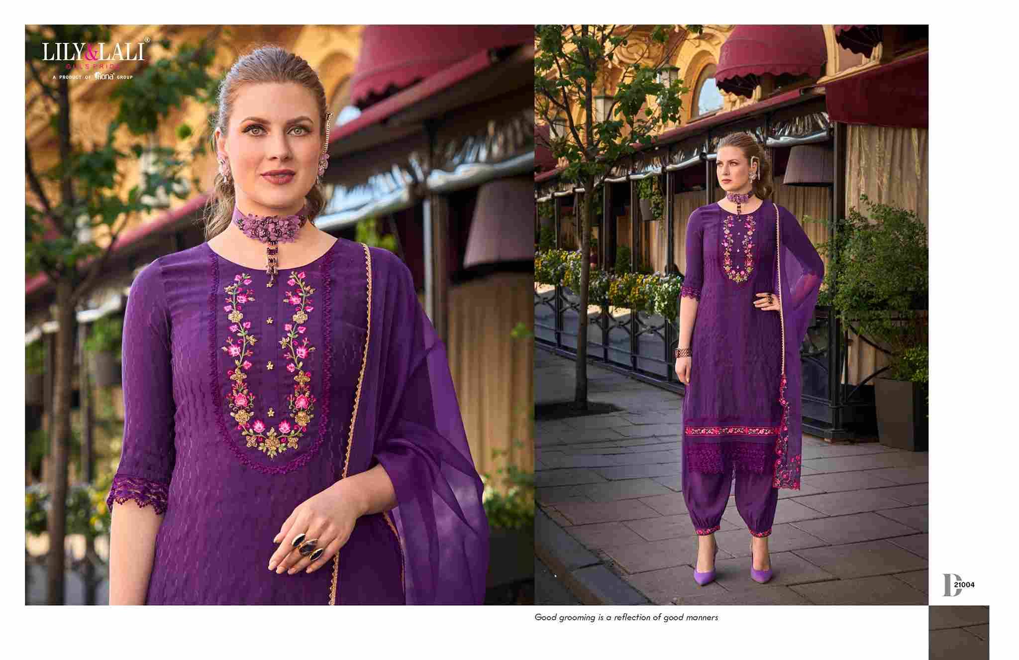 Mehwish By Lily And Lali 21001 To 21006 Series Beautiful Festive Suits Colorful Stylish Fancy Casual Wear & Ethnic Wear Viscose Dresses At Wholesale Price