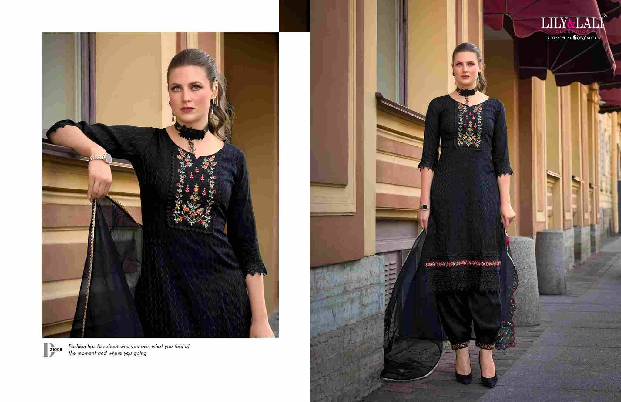 Mehwish By Lily And Lali 21001 To 21006 Series Beautiful Festive Suits Colorful Stylish Fancy Casual Wear & Ethnic Wear Viscose Dresses At Wholesale Price