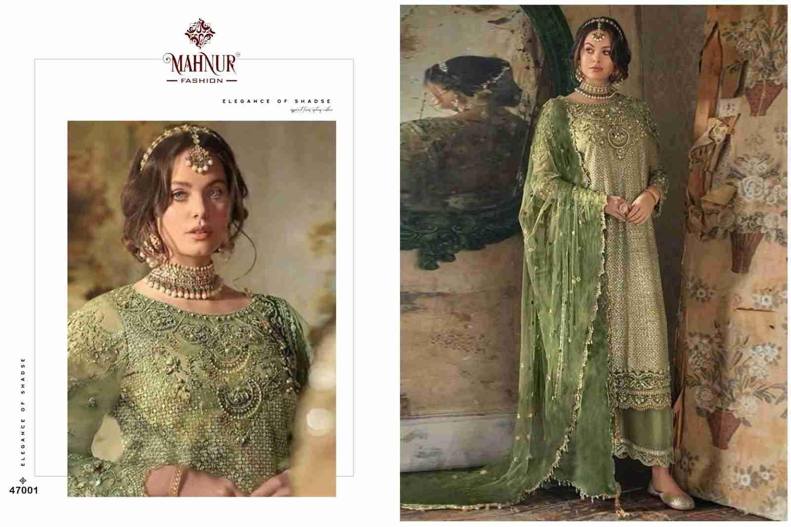 Mahnur Vol-47 By Mahnur Fashion 47001 To 47003 Series Beautiful Pakistani Suits Colorful Stylish Fancy Casual Wear & Ethnic Wear Organza Dresses At Wholesale Price