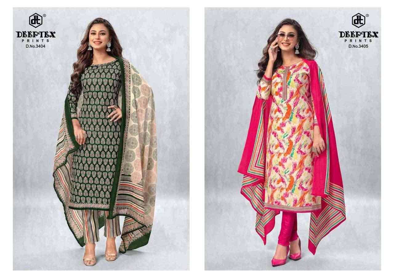 Chief Guest Vol-34 By Deeptex Prints 3401 To 3415 Series Beautiful Suits Colorful Stylish Fancy Casual Wear & Ethnic Wear Cotton Print Dresses At Wholesale Price