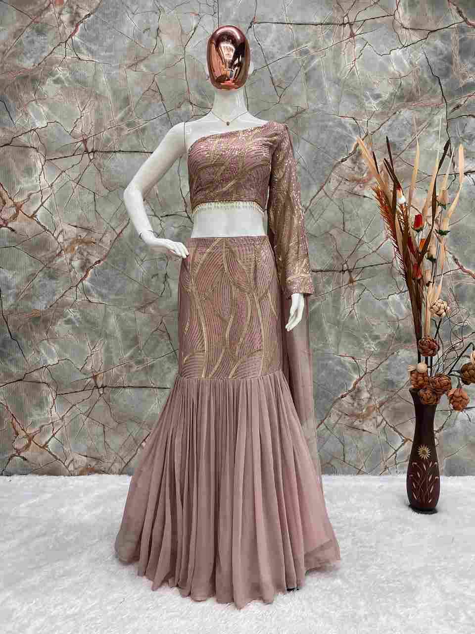 Lg-1835 By Fashid Wholesale 01 To 02 Series Designer Beautiful Designer Collection Occasional Wear & Party Wear Faux Georgette Lehengas At Wholesale Price