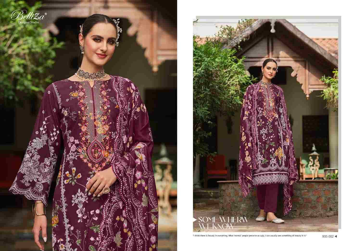 Guzarish Vol-13 By Belliza 935-001 To 935-008 Series Beautiful Stylish Festive Suits Fancy Colorful Casual Wear & Ethnic Wear & Ready To Wear Pure Cotton Digital Print Dresses At Wholesale Price