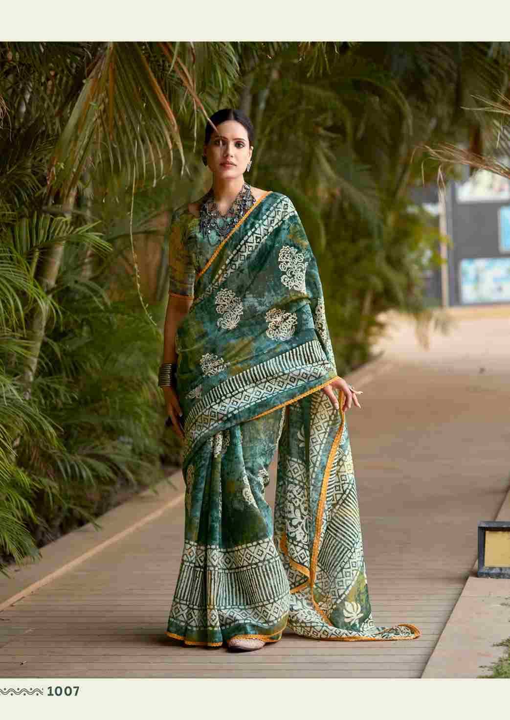 Samsara By SR 1001 To 1010 Series Indian Traditional Wear Collection Beautiful Stylish Fancy Colorful Party Wear & Occasional Wear Cotton Sarees At Wholesale Price