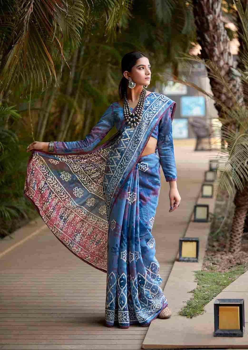 Samsara By SR 1001 To 1010 Series Indian Traditional Wear Collection Beautiful Stylish Fancy Colorful Party Wear & Occasional Wear Cotton Sarees At Wholesale Price