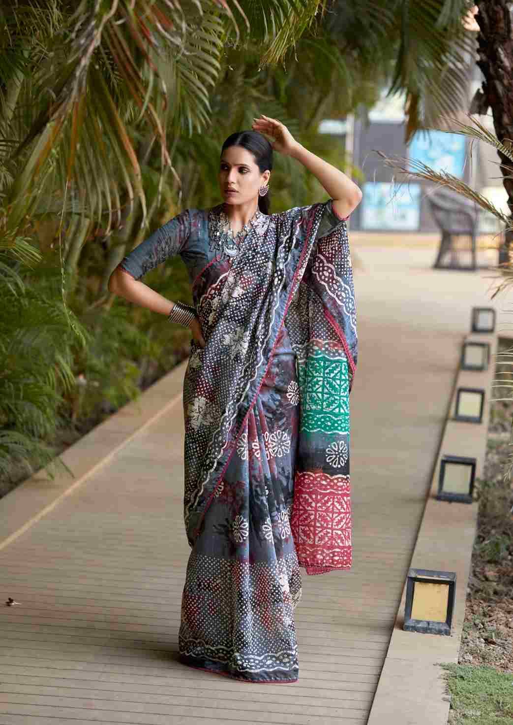 Samsara By SR 1001 To 1010 Series Indian Traditional Wear Collection Beautiful Stylish Fancy Colorful Party Wear & Occasional Wear Cotton Sarees At Wholesale Price