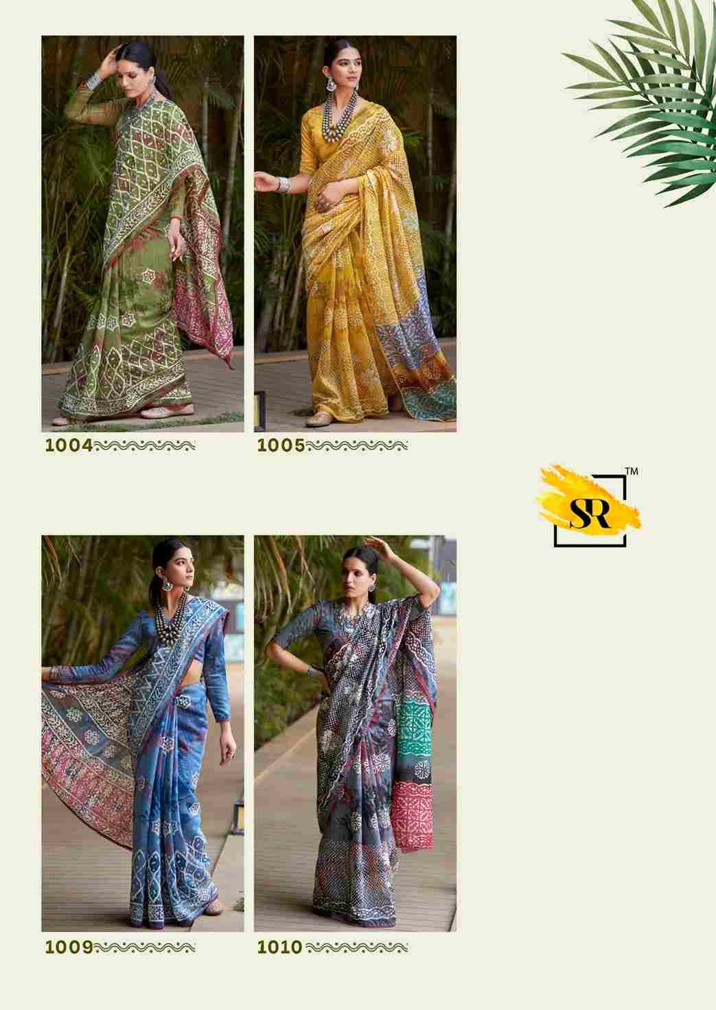 Samsara By SR 1001 To 1010 Series Indian Traditional Wear Collection Beautiful Stylish Fancy Colorful Party Wear & Occasional Wear Cotton Sarees At Wholesale Price