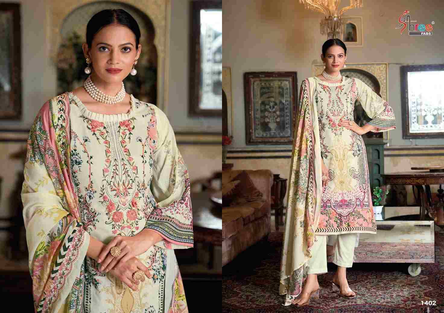 Gujarish Vol-14 By Shree Fabs 1401 To 1406 Series Designer Pakistani Suits Collection Beautiful Stylish Fancy Colorful Party Wear & Ethnic Wear Pure Viscose With Pure Cotton With Embroidery Dresses At Wholesale Price