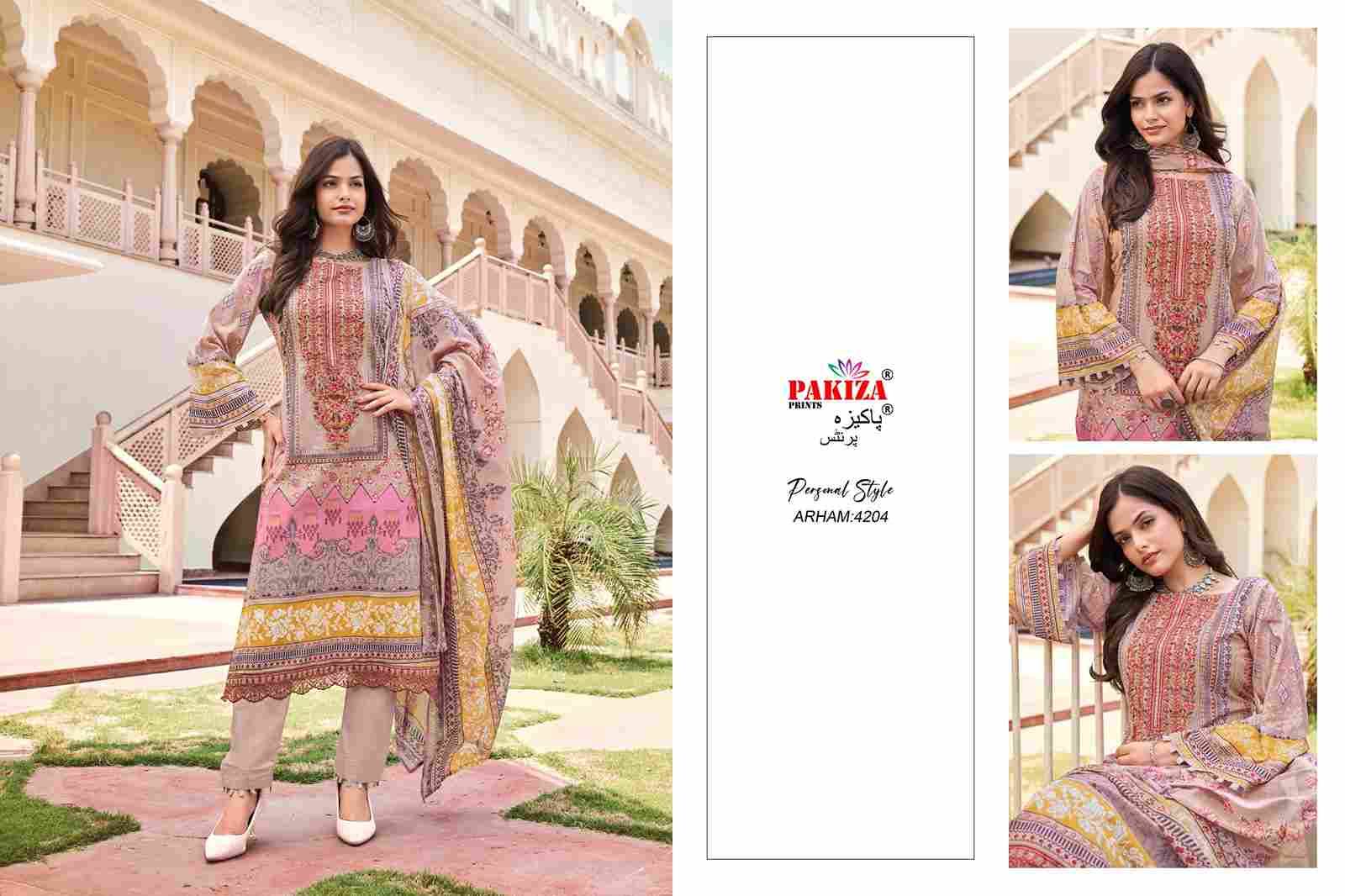 Arham Vol-42 By Pakiza Prints 4201 To 4210 Series Beautiful Stylish Festive Suits Fancy Colorful Casual Wear & Ethnic Wear & Ready To Wear Lawn Cotton Print Dresses At Wholesale Price