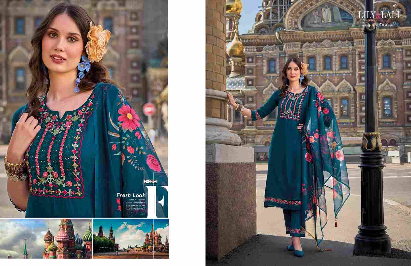 Srivalli By Lily And Lali 20901 To 20906 Series Beautiful Festive Suits Colorful Stylish Fancy Casual Wear & Ethnic Wear Viscose Dresses At Wholesale Price