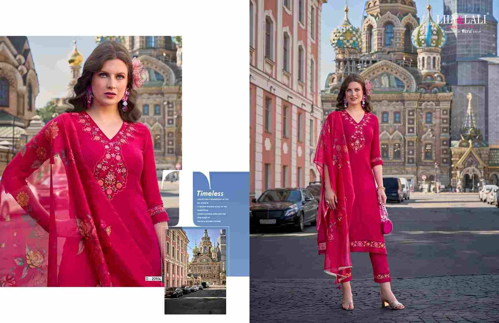 Srivalli By Lily And Lali 20901 To 20906 Series Beautiful Festive Suits Colorful Stylish Fancy Casual Wear & Ethnic Wear Viscose Dresses At Wholesale Price