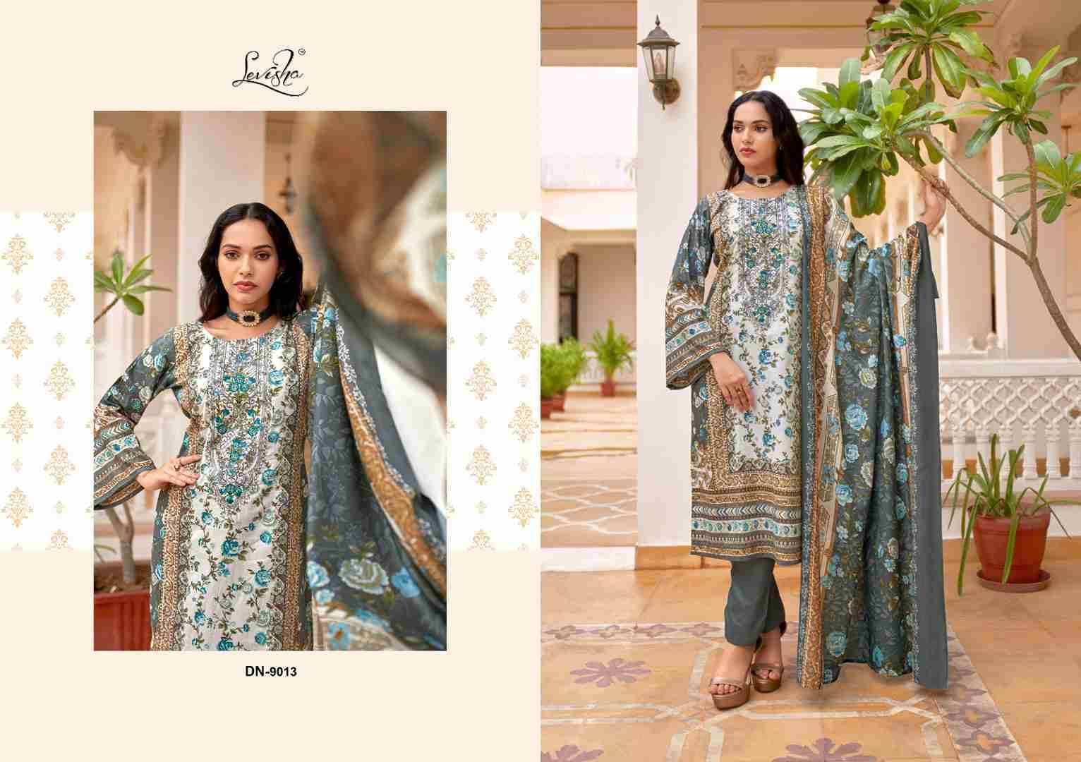 Naira Nx Vol-9 By Levisha 9013 To 9020 Series Beautiful Festive Suits Stylish Fancy Colorful Casual Wear & Ethnic Wear Cambric Lawn Cotton Dresses At Wholesale Price