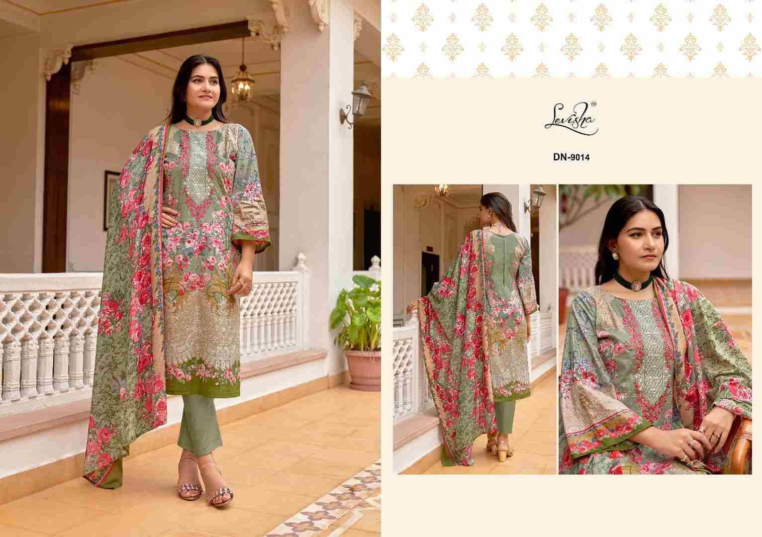 Naira Nx Vol-9 By Levisha 9013 To 9020 Series Beautiful Festive Suits Stylish Fancy Colorful Casual Wear & Ethnic Wear Cambric Lawn Cotton Dresses At Wholesale Price