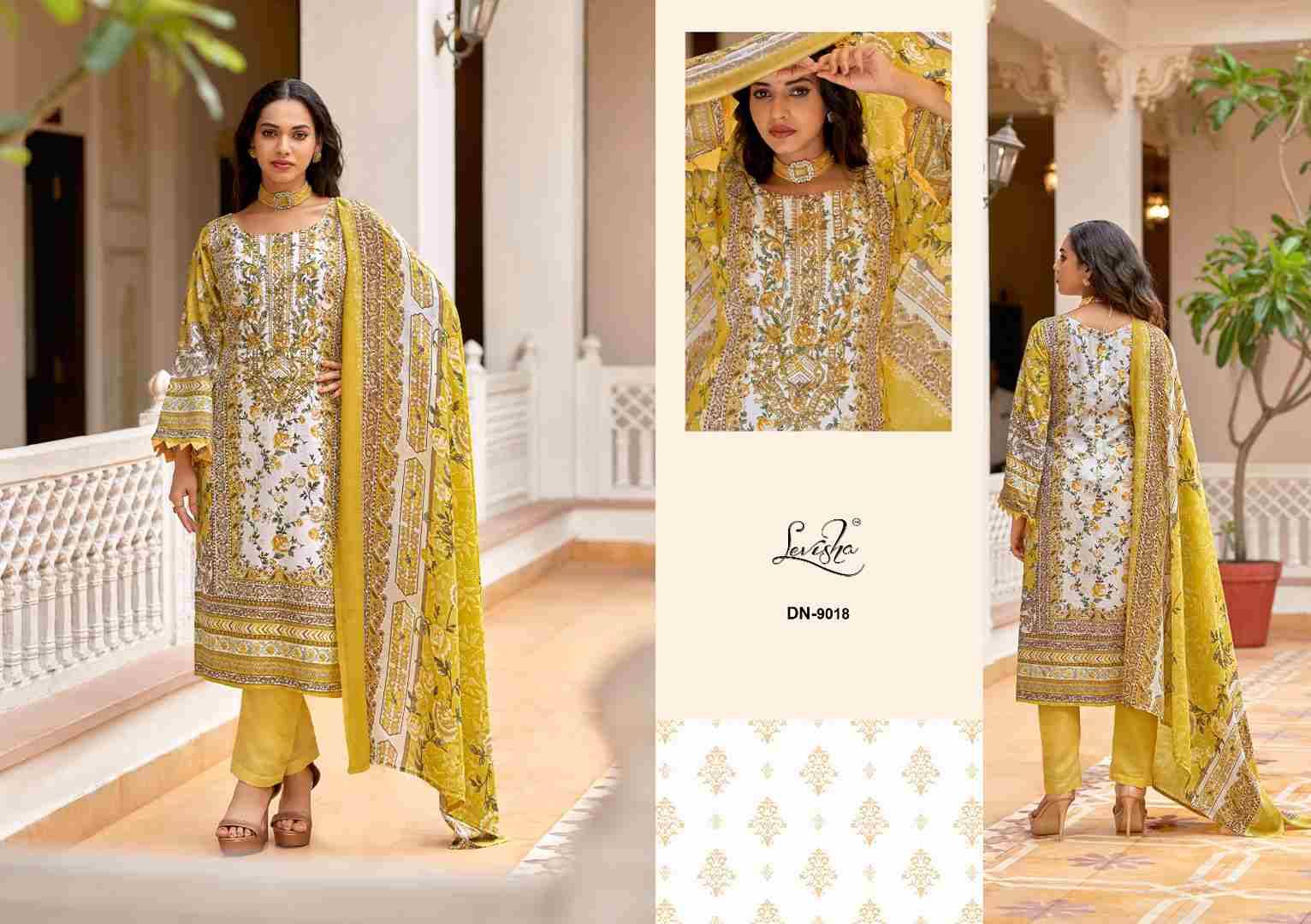 Naira Nx Vol-9 By Levisha 9013 To 9020 Series Beautiful Festive Suits Stylish Fancy Colorful Casual Wear & Ethnic Wear Cambric Lawn Cotton Dresses At Wholesale Price