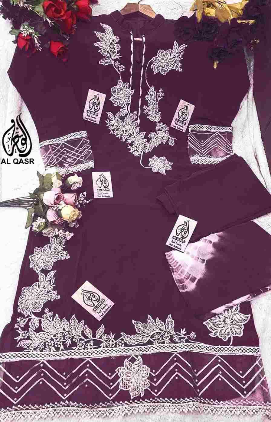 MA-28 COLOURS BY AL QASR 28-A TO 28-D SERIES BEAUTIFUL PAKISTANI SUITS COLORFUL STYLISH FANCY CASUAL WEAR & ETHNIC WEAR FAUX GEORGETTE DRESSES AT WHOLESALE PRICE