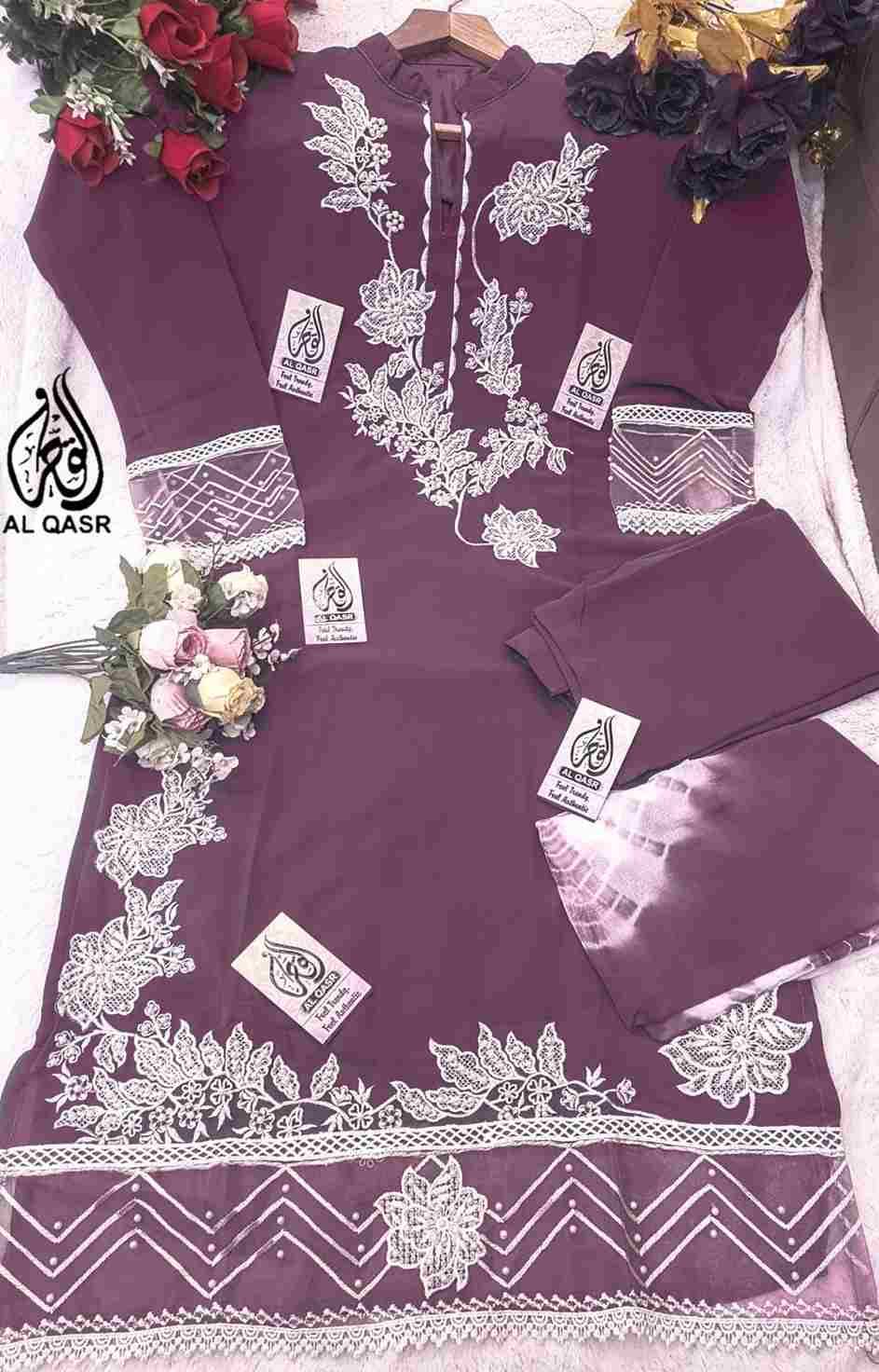 MA-28 COLOURS BY AL QASR 28-A TO 28-D SERIES BEAUTIFUL PAKISTANI SUITS COLORFUL STYLISH FANCY CASUAL WEAR & ETHNIC WEAR FAUX GEORGETTE DRESSES AT WHOLESALE PRICE