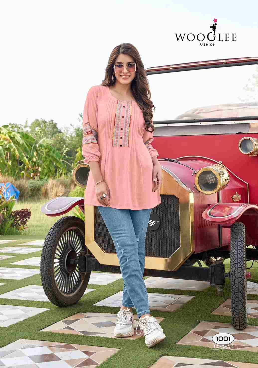 Zoya By Wooglee 1001 To 1004 Series Designer Stylish Fancy Colorful Beautiful Party Wear & Ethnic Wear Collection Rayon Tops At Wholesale Price