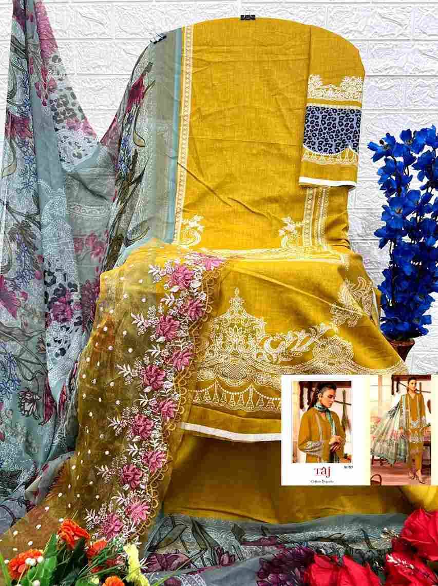 Taj 526 Series By Taj Creation 526 To 527 Series Beautiful Pakistani Suits Colorful Stylish Fancy Casual Wear & Ethnic Wear Pure Cotton Print With Embroidered Dresses At Wholesale Price