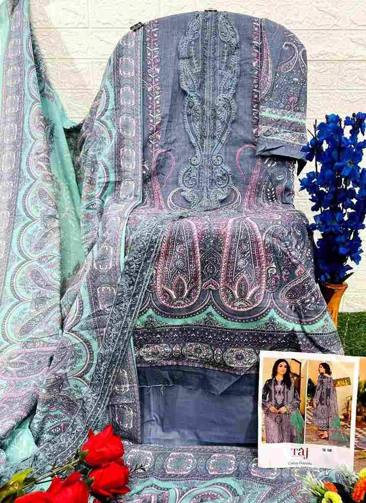 Taj 537 Series By Taj Creation 537 To 538 Series Beautiful Pakistani Suits Colorful Stylish Fancy Casual Wear & Ethnic Wear Pure Cotton Print With Embroidered Dresses At Wholesale Price