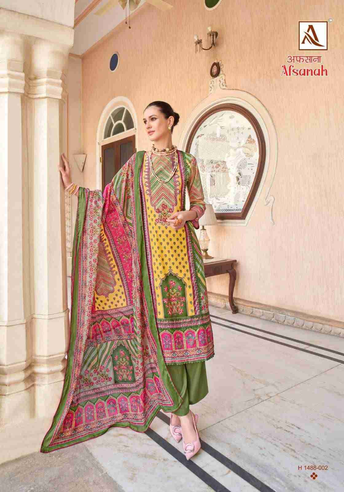 Afsanah By Alok Suit 1488-001 To 1488-006 Series Beautiful Festive Suits Colorful Stylish Fancy Casual Wear & Ethnic Wear Pure Lawn Print With Work Dresses At Wholesale Price